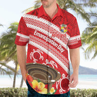 Kingdom Of Tonga Emancipation Day Hawaiian Shirt Tongan Ngatu With Kumete Red LT14 - Polynesian Pride