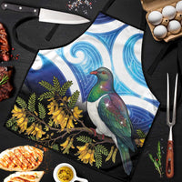 Kekeru New Zealand Matariki Apron Kukupa Kowhai Maori New Year Blue Version
