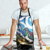 Kekeru New Zealand Matariki Apron Kukupa Kowhai Maori New Year Blue Version