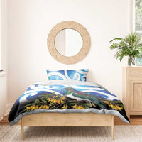 Kekeru New Zealand Matariki Bedding Set Kukupa Kowhai Maori New Year Blue Version