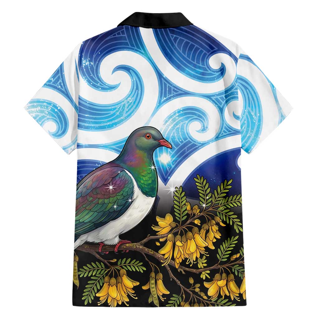 Kekeru New Zealand Matariki Hawaiian Shirt Kukupa Kowhai Maori New Year Blue Version LT14 - Polynesian Pride
