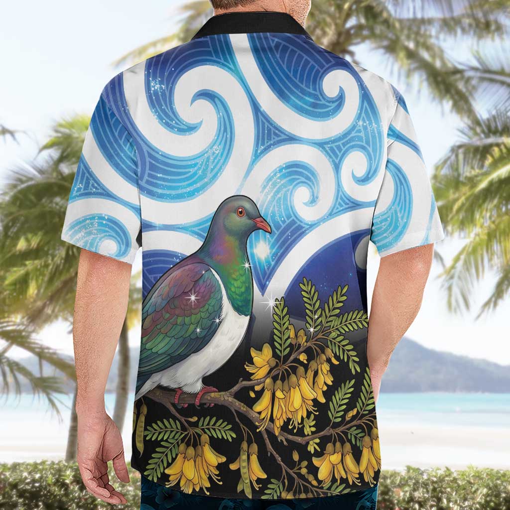 Kekeru New Zealand Matariki Hawaiian Shirt Kukupa Kowhai Maori New Year Blue Version LT14 - Polynesian Pride