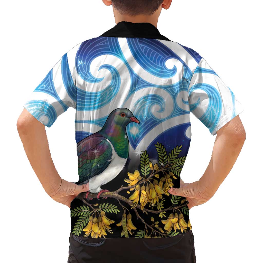 Kekeru New Zealand Matariki Hawaiian Shirt Kukupa Kowhai Maori New Year Blue Version LT14 - Polynesian Pride