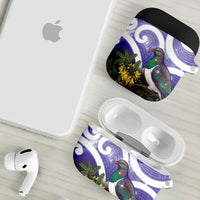 Kekeru New Zealand Matariki AirPods Case Kukupa Kowhai Maori New Year Purple Version LT14 - Polynesian Pride