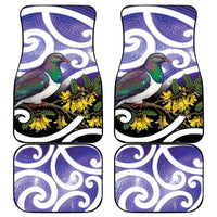 Kekeru New Zealand Matariki Car Mats Kukupa Kowhai Maori New Year Purple Version LT14 - Polynesian Pride