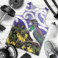 Kekeru New Zealand Matariki Men Tank Top Kukupa Kowhai Maori New Year Purple Version LT14 - Polynesian Pride