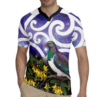 Kekeru New Zealand Matariki Rugby Jersey Kukupa Kowhai Maori New Year Purple Version LT14 - Polynesian Pride