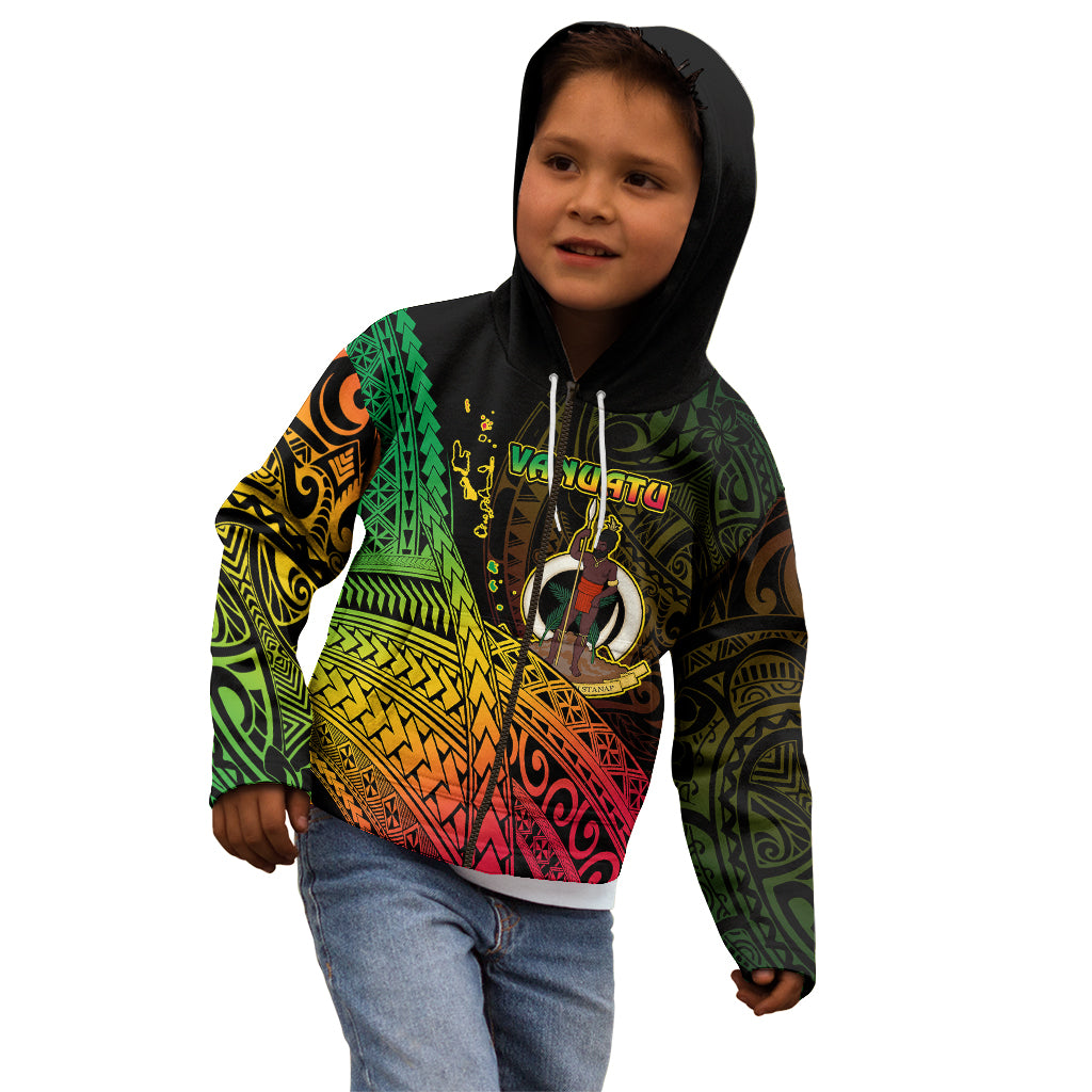 Polynesian Pride Vanuatu Kid Hoodie Proud To Be A Ni-Van LT14 - Polynesian Pride