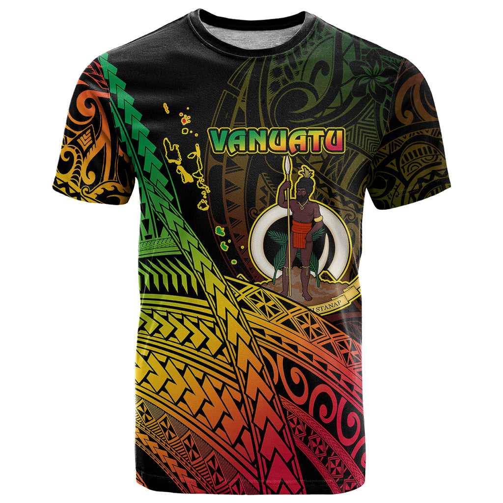 Polynesian Pride Vanuatu T Shirt Proud To Be A Ni Van LT14 Black - Polynesian Pride