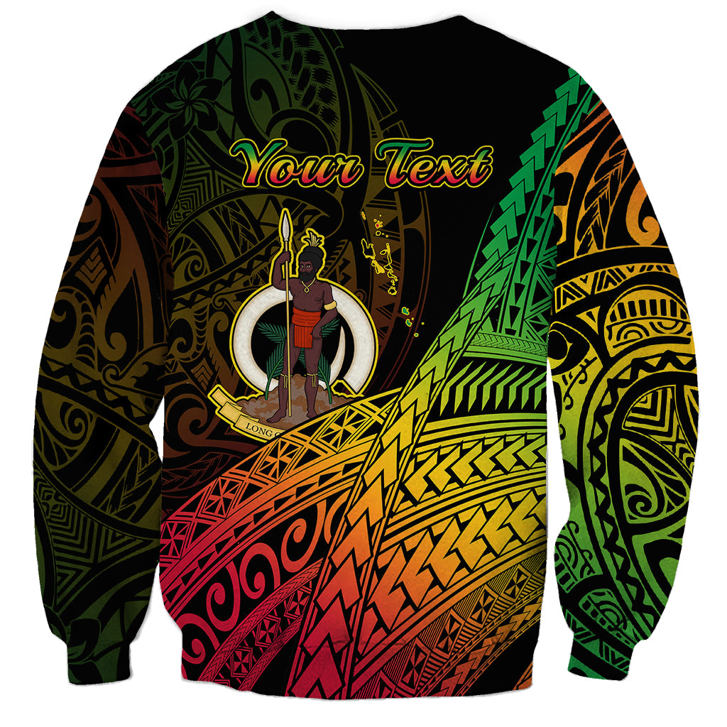 Personalised Vanuatu Sweatshirt Proud To Be A Ni-Van LT14 - Polynesian Pride