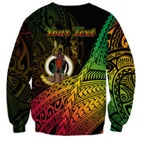Personalised Vanuatu Sweatshirt Proud To Be A Ni-Van LT14 - Polynesian Pride