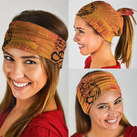 French Polynesia Manta Ray Tattoo Neck Gaiter Tahiti Hahalua Tiare Maori Gradient Style