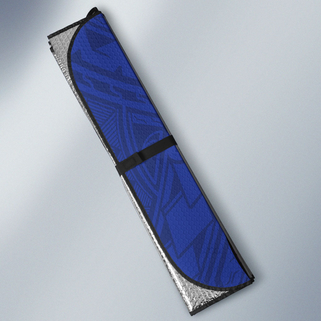 Guam Blue Marlin Fishing Auto Sun Shade Guahan Fish Hook Tattoo