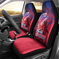 Guam Blue Marlin Fishing Car Seat Cover Guahan Fish Hook Tattoo