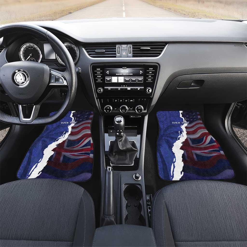 Personalized Hawaii Statehood Day Car Mats 66th Anniversary - Polynesian Pride
