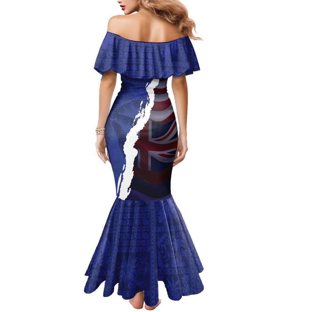 Personalized Hawaii Statehood Day Family Matching Mermaid Dress and Hawaiian Shirt 66th Anniversary LT14 - Polynesian Pride