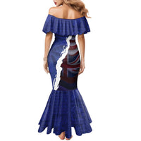 Personalized Hawaii Statehood Day Family Matching Mermaid Dress and Hawaiian Shirt 66th Anniversary LT14 - Polynesian Pride