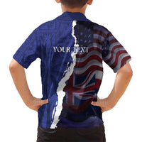 Personalized Hawaii Statehood Day Family Matching Summer Maxi Dress and Hawaiian Shirt 66th Anniversary LT14 - Polynesian Pride