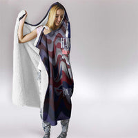 Personalized Hawaii Statehood Day Hooded Blanket 66th Anniversary - Polynesian Pride