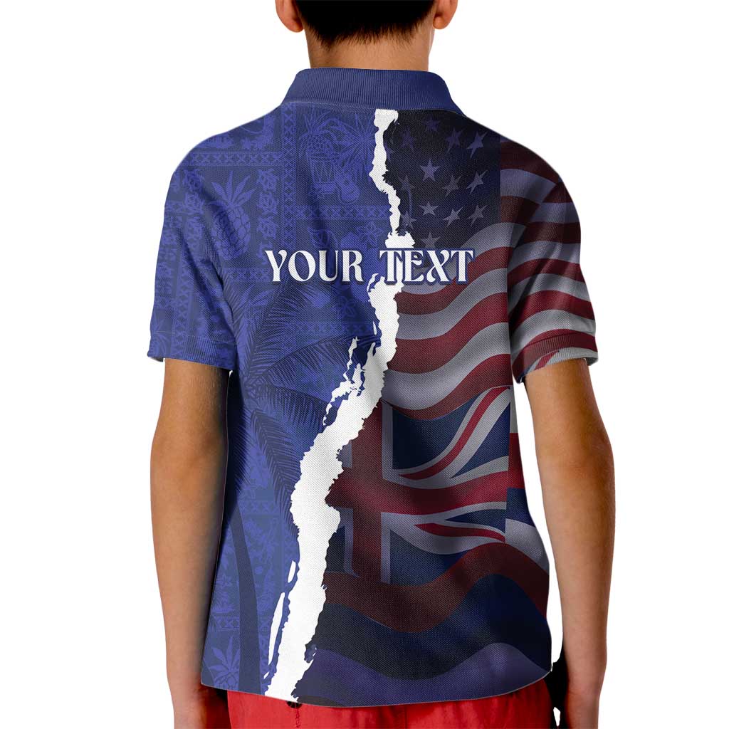 Personalized Hawaii Statehood Day Kid Polo Shirt 66th Anniversary LT14 - Polynesian Pride
