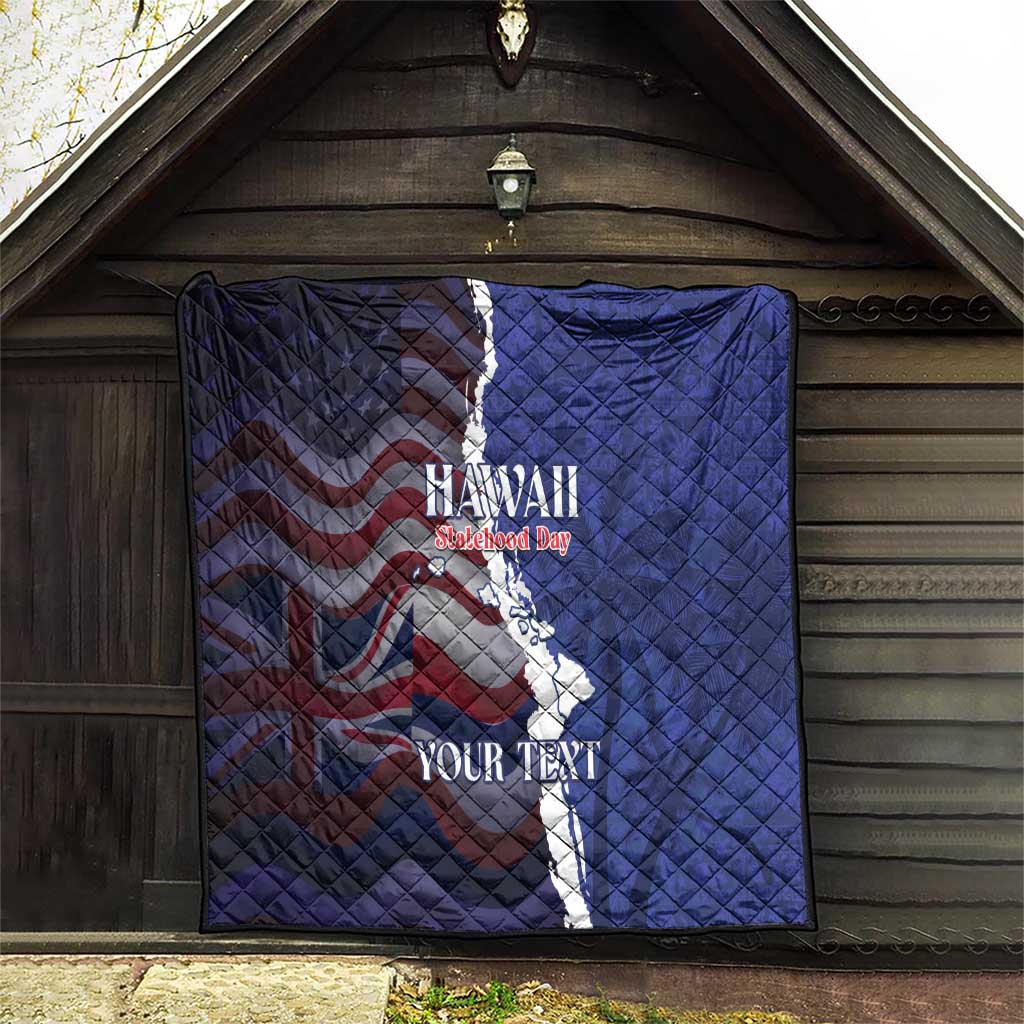 Personalized Hawaii Statehood Day Quilt 66th Anniversary - Polynesian Pride