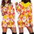 Yellow Hawaii Hibiscus Hoodie Dress Tropical Flowers Seamless Pattern - Polynesian Pride