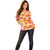 Yellow Hawaii Hibiscus Off Shoulder Sweater Tropical Flowers Seamless Pattern - Polynesian Pride