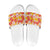 Yellow Hawaii Hibiscus Slide Sandals Tropical Flowers Seamless Pattern - Polynesian Pride