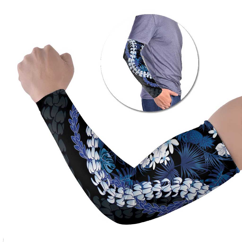 Polu Aloha Hawaii Lei Arm Sleeves Tropical Flowers Elegant Vibe - Polynesian Pride