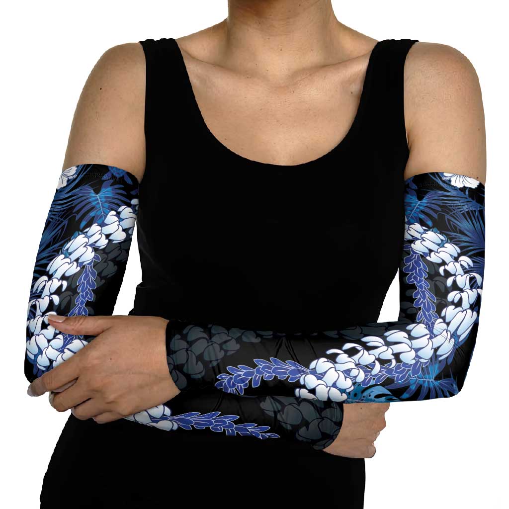 Polu Aloha Hawaii Lei Arm Sleeves Tropical Flowers Elegant Vibe - Polynesian Pride