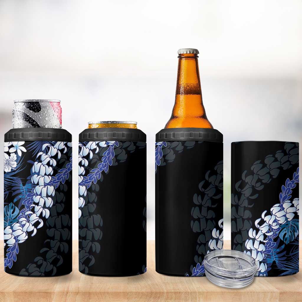 Polu Aloha Hawaii Lei 4 in 1 Can Cooler Tumbler Tropical Flowers Elegant Vibe LT14 - Polynesian Pride