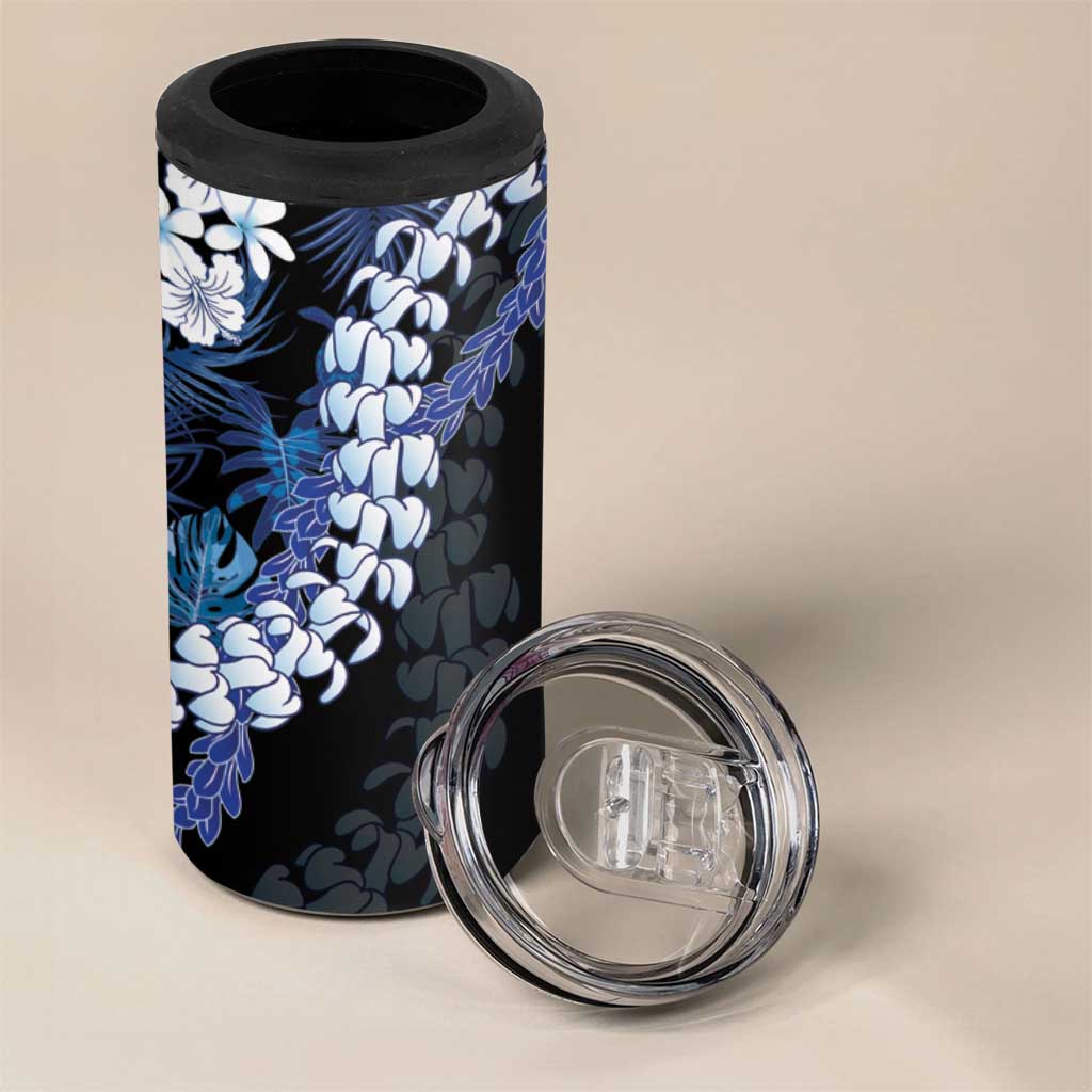 Polu Aloha Hawaii Lei 4 in 1 Can Cooler Tumbler Tropical Flowers Elegant Vibe LT14 - Polynesian Pride