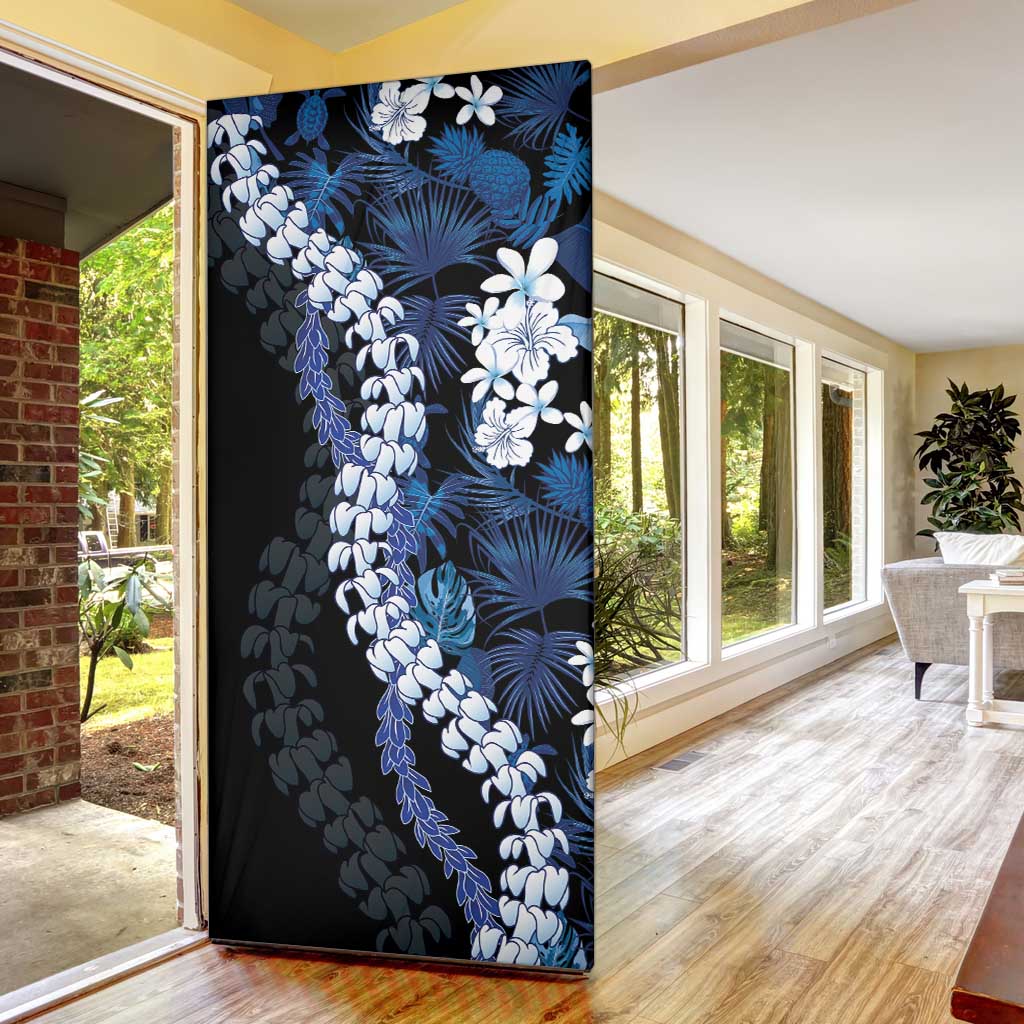 Polu Aloha Hawaii Lei Door Cover Tropical Flowers Elegant Vibe - Polynesian Pride