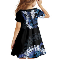Polu Aloha Hawaii Lei Family Matching Off The Shoulder Long Sleeve Dress and Hawaiian Shirt Tropical Flowers Elegant Vibe LT14 - Polynesian Pride