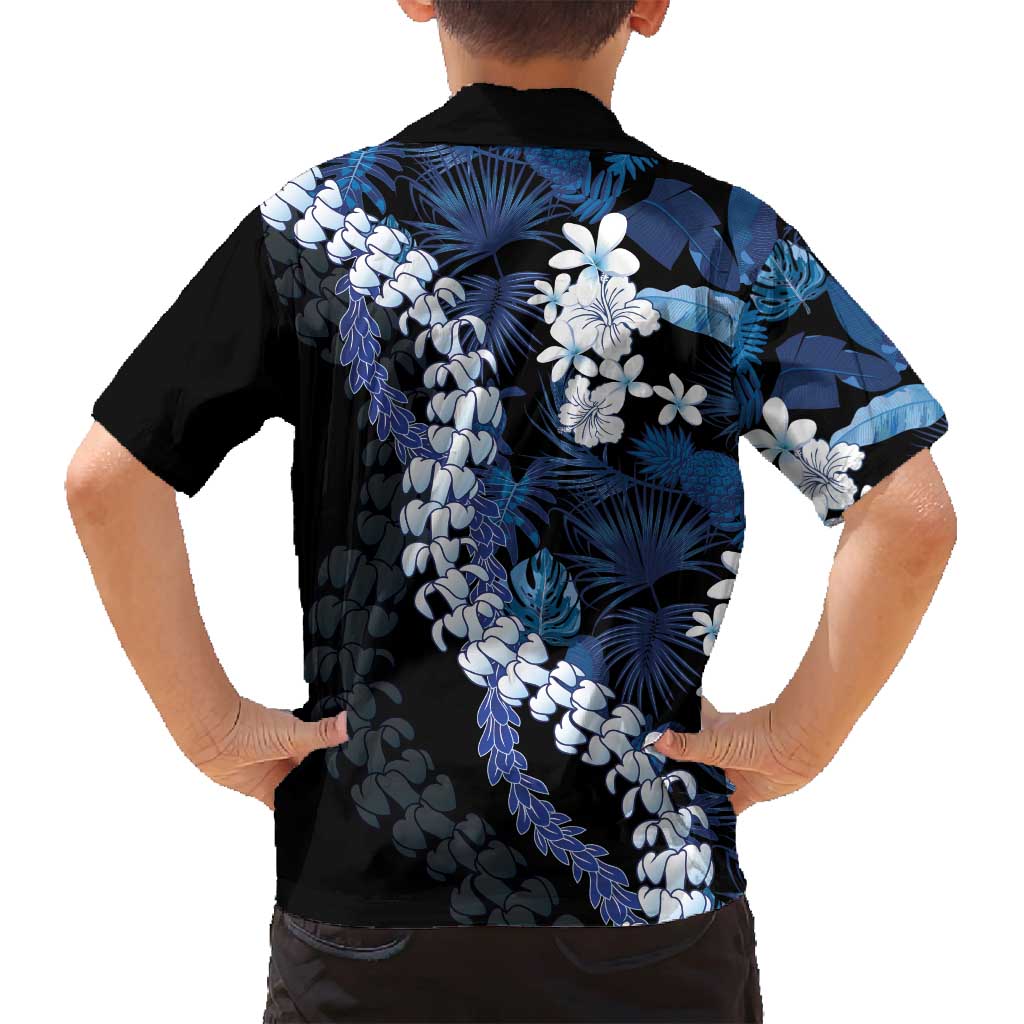 Polu Aloha Hawaii Lei Family Matching Off Shoulder Short Dress and Hawaiian Shirt Tropical Flowers Elegant Vibe LT14 - Polynesian Pride