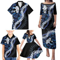 Polu Aloha Hawaii Lei Family Matching Puletasi and Hawaiian Shirt Tropical Flowers Elegant Vibe LT14 - Polynesian Pride