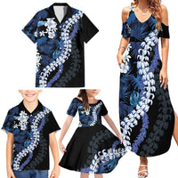 Polu Aloha Hawaii Lei Family Matching Summer Maxi Dress and Hawaiian Shirt Tropical Flowers Elegant Vibe LT14 - Polynesian Pride
