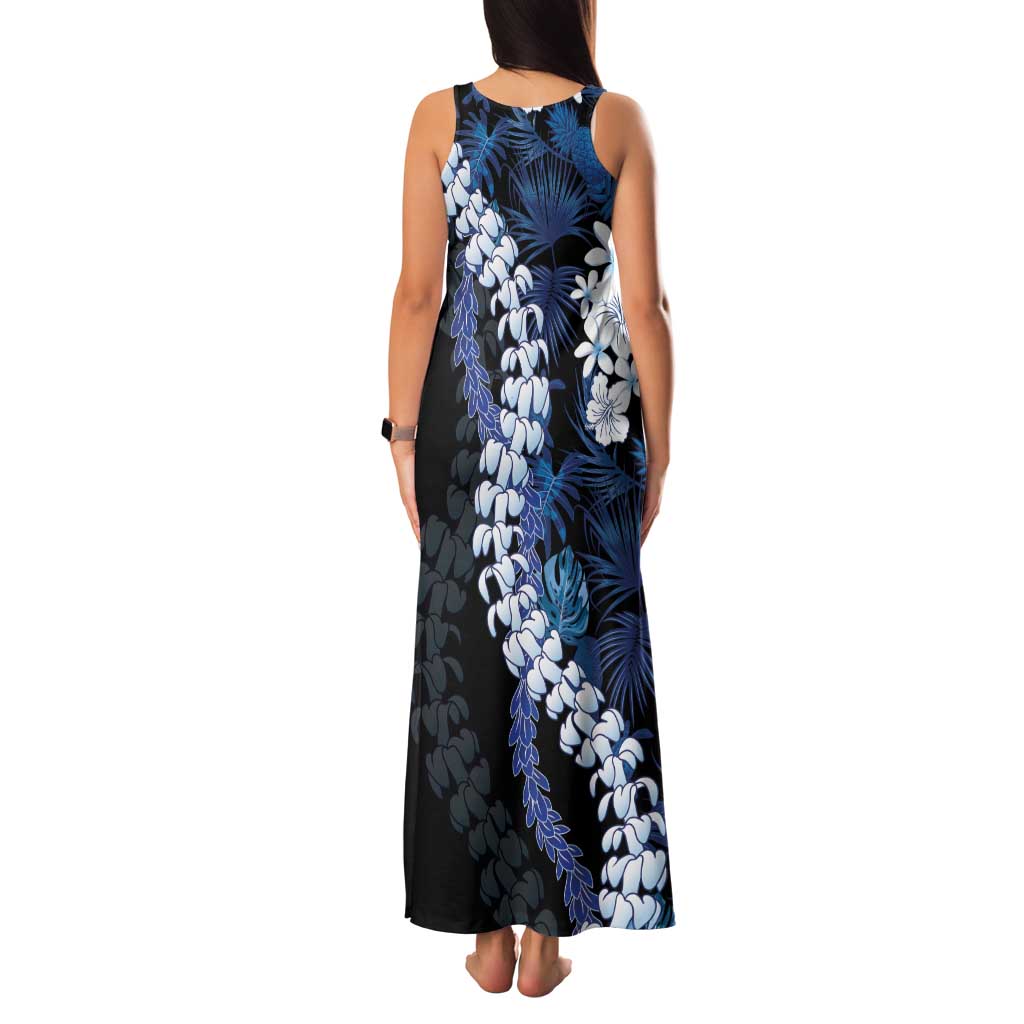 Polu Aloha Hawaii Lei Family Matching Tank Maxi Dress and Hawaiian Shirt Tropical Flowers Elegant Vibe LT14 - Polynesian Pride