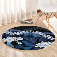 Polu Aloha Hawaii Lei Round Carpet Tropical Flowers Elegant Vibe LT14 - Polynesian Pride