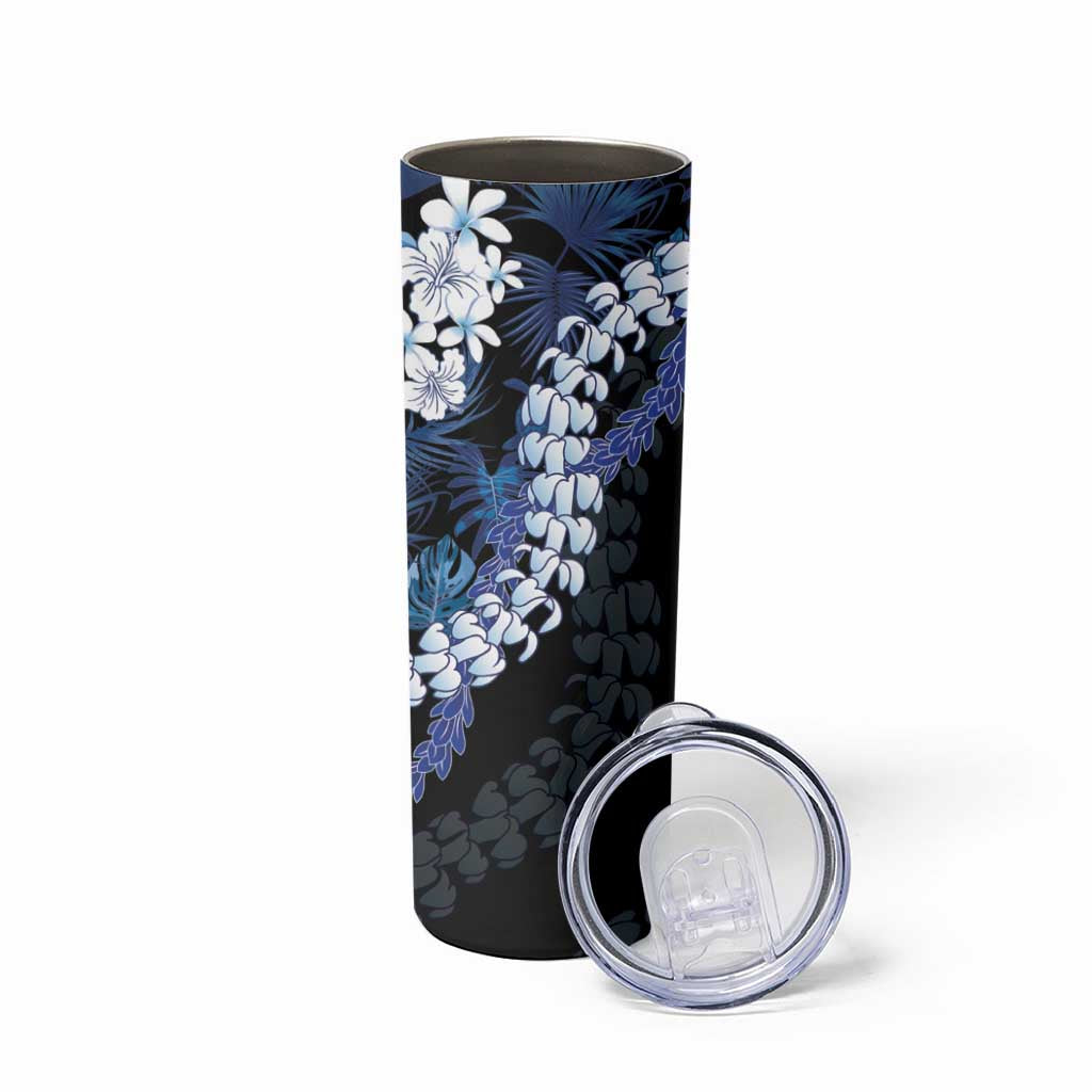 Polu Aloha Hawaii Lei Skinny Tumbler Tropical Flowers Elegant Vibe LT14 - Polynesian Pride