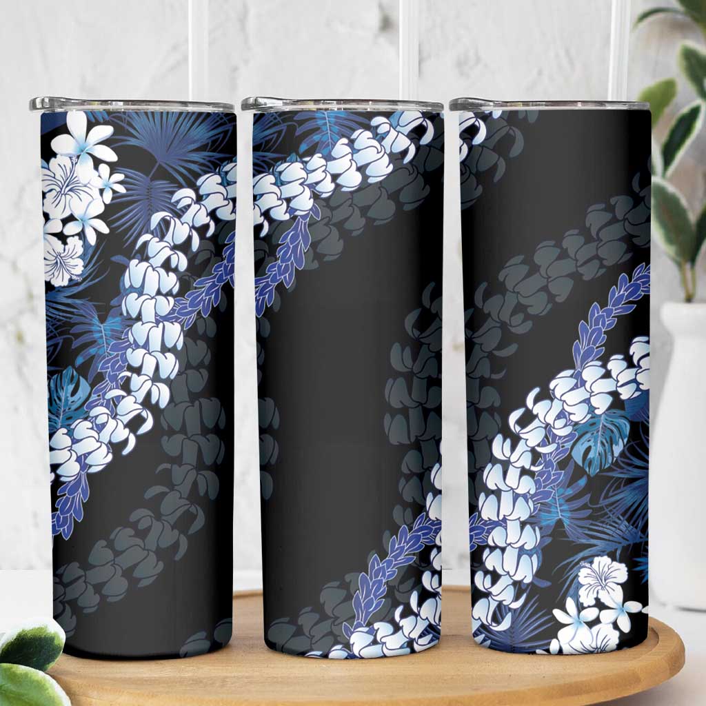 Polu Aloha Hawaii Lei Skinny Tumbler Tropical Flowers Elegant Vibe LT14 - Polynesian Pride