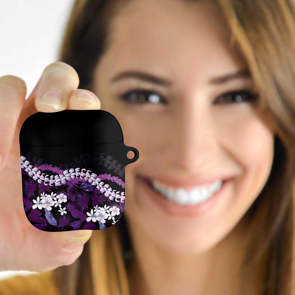 Poni Aloha Hawaii Lei AirPods Case Tropical Flowers Elegant Vibe - Polynesian Pride
