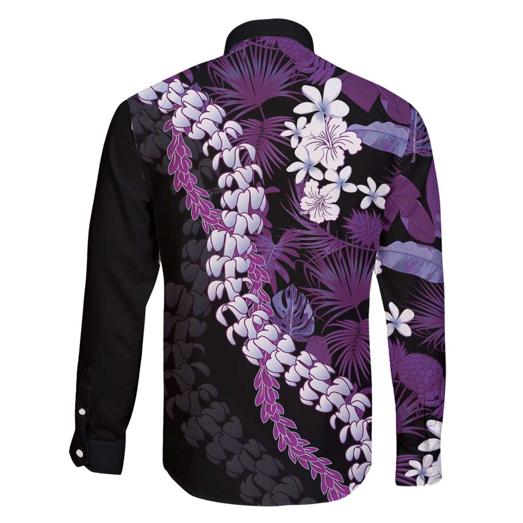 Poni Aloha Hawaii Lei Family Matching Mermaid Dress and Hawaiian Shirt Tropical Flowers Elegant Vibe LT14 - Polynesian Pride