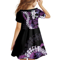 Poni Aloha Hawaii Lei Family Matching Puletasi and Hawaiian Shirt Tropical Flowers Elegant Vibe LT14 - Polynesian Pride