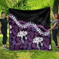 Poni Aloha Hawaii Lei Quilt Tropical Flowers Elegant Vibe - Polynesian Pride