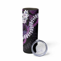 Poni Aloha Hawaii Lei Skinny Tumbler Tropical Flowers Elegant Vibe LT14 - Polynesian Pride