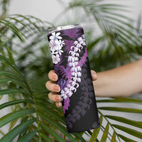 Poni Aloha Hawaii Lei Skinny Tumbler Tropical Flowers Elegant Vibe LT14 - Polynesian Pride