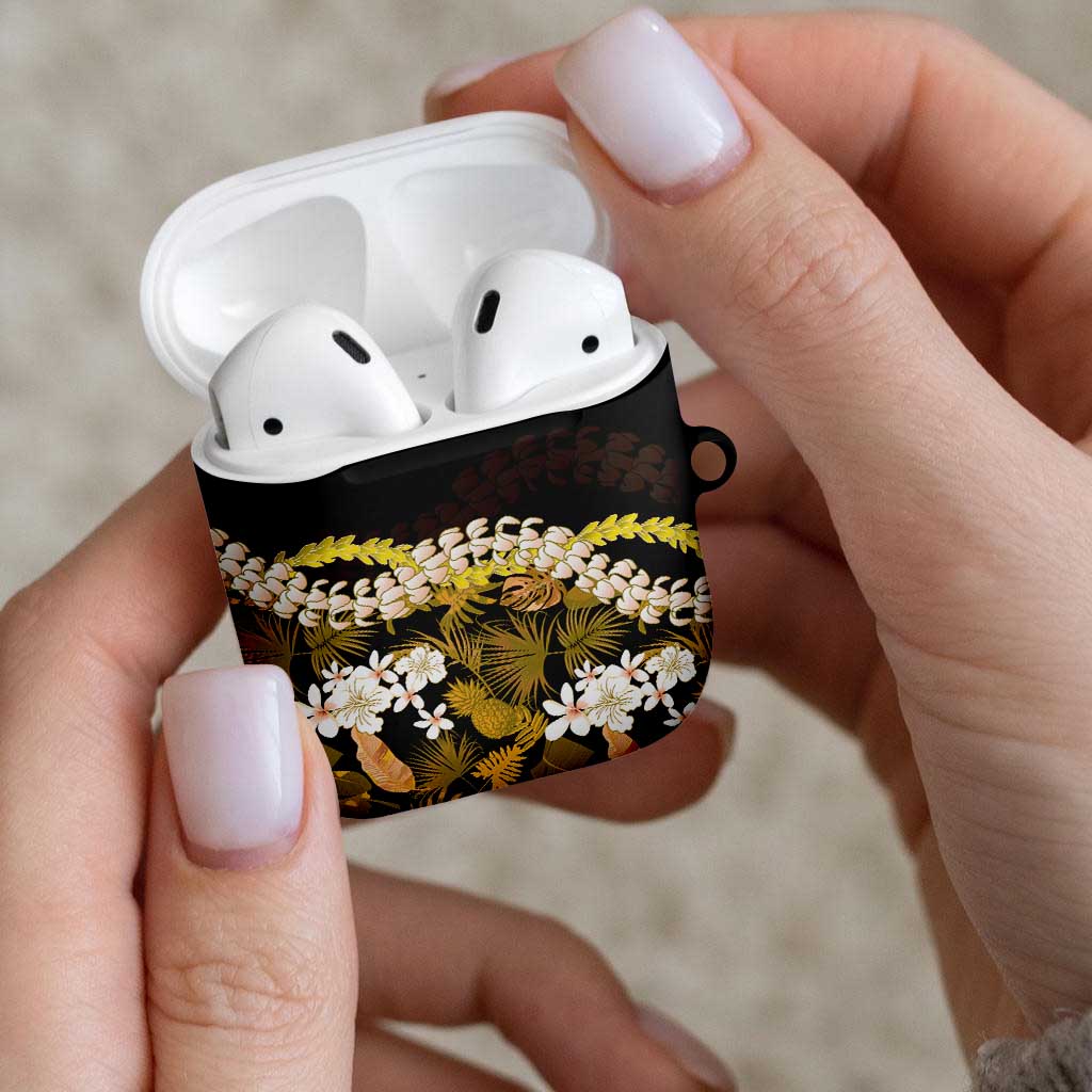 Kula Aloha Hawaii Lei AirPods Case Tropical Flowers Elegant Vibe - Polynesian Pride