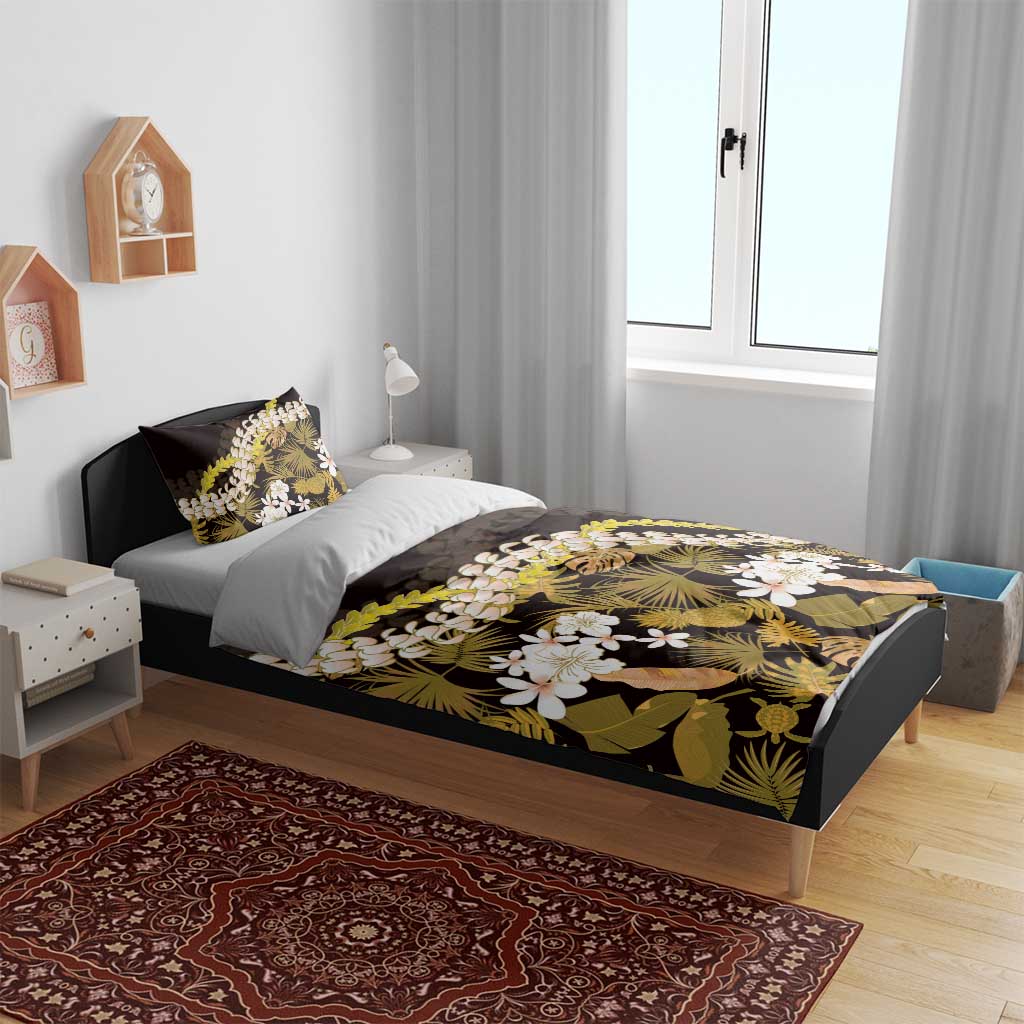 Kula Aloha Hawaii Lei Bedding Set Tropical Flowers Elegant Vibe - Polynesian Pride