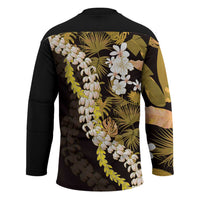 Kula Aloha Hawaii Lei Hockey Jersey Tropical Flowers Elegant Vibe - Polynesian Pride